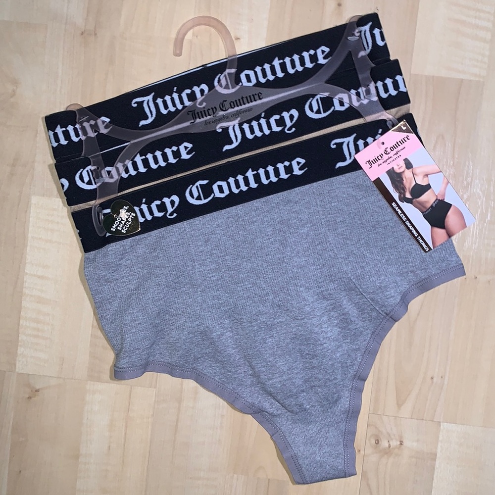 JUICY COUTURE Seamless Highwaisted Thongs - 3 pack